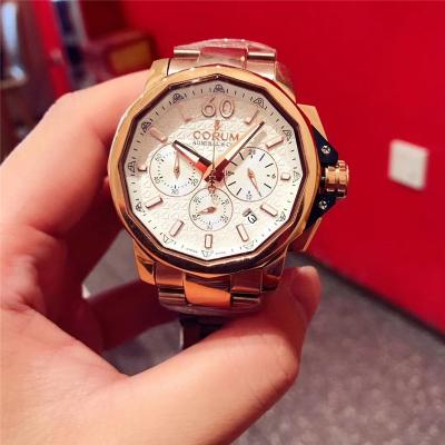 Replica CORUM Mens Watch Japan Quartz Chronograph Movement COR-E47B