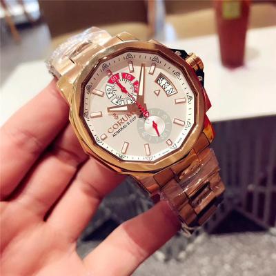 Replica CORUM Mens Watch Japan Quartz Chronograph Movement COR-E48B