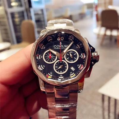 Replica CORUM Mens Watch Japan Quartz Chronograph Movement COR-E49A