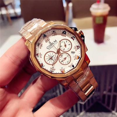 Replica CORUM Mens Watch Japan Quartz Chronograph Movement COR-E49B