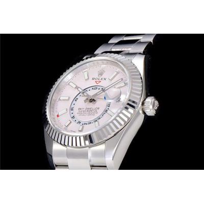 TWF Sky Dweller 326934 White Dial A23J Automatic Mens Watch SS Oyster Bracelet Watches Best Edition