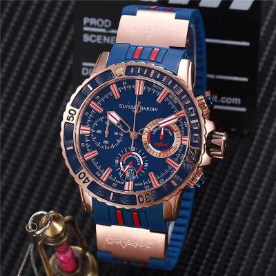 Replica ULYSSE NARDIN Mens Watch Quartz Chronograp...