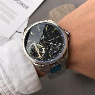 Replica TAG34 Carrera P3001 Mechanical Hand-Winding Black White Stainless Steel Bracelet 4 Styles