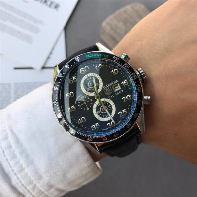 Replica Tag36 Carrera Quartz Chronograph Stainless Steel Bracelet Leather 6 Styles