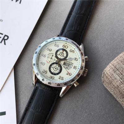 Replica Tag36 Carrera Quartz Chronograph Stainless Steel Bracelet Leather 6 Styles