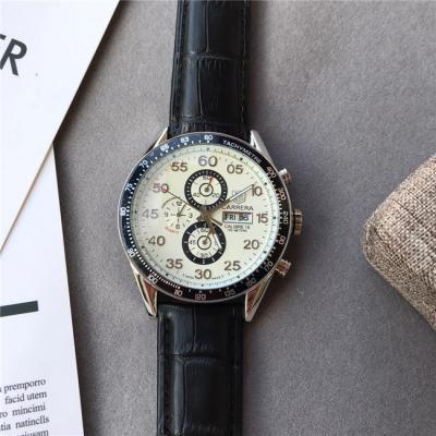 Replica Tag36 Carrera Quartz Chronograph Stainless Steel Bracelet Leather 6 Styles