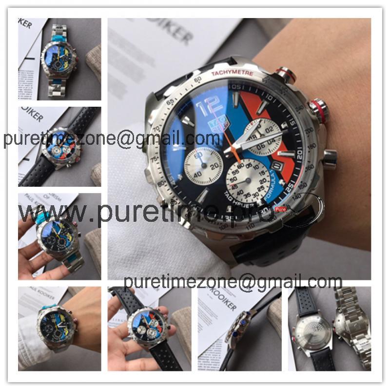 Replica Formula 1  Quartz chronograph Mens Watch Black Dial SS Bracelet