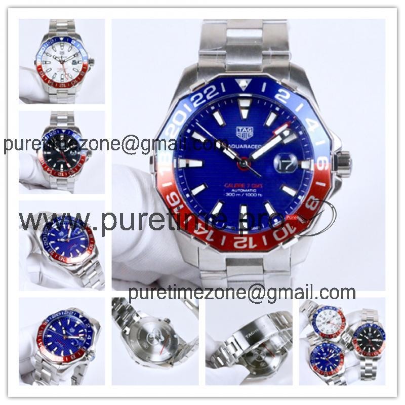 Replica Aquaracer Seagull Automatic Mens Watch Blue Dial SS Bracelet