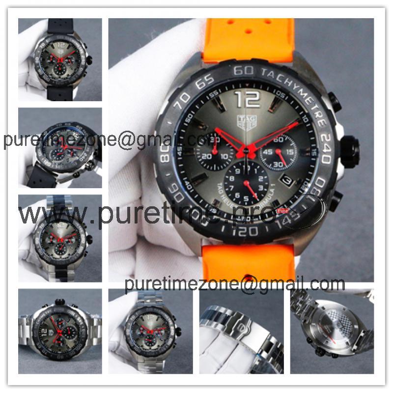 Replica Formula 1 Japan VK Quartz Mens Watch Gray Dial Rubber Strap