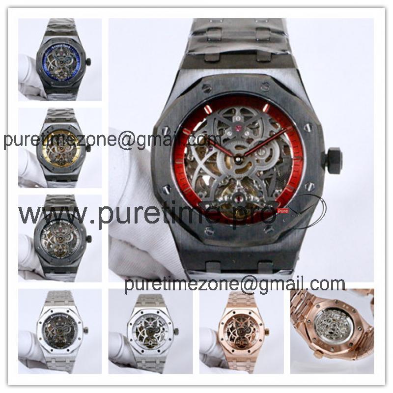 Replica  Royal Oak Offshore Hangzhou 7500 Automatic Movement Mens Watch Skeleton Dial Stainless steel E99