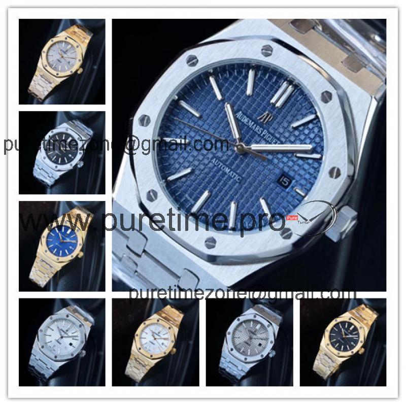 Replica Royal Oak  A21J  Automatic Movement Mens Watch Blue Dial Stainless Steel G11