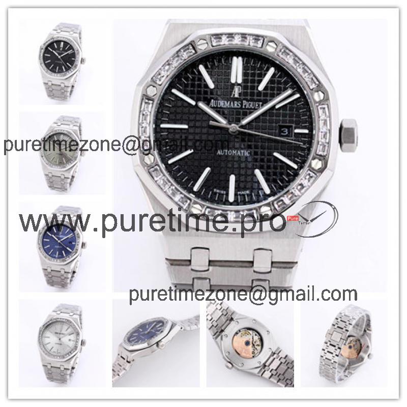 Replica Royal Oak  A21J  Automatic Movement Mens Watch  Black Dial Stainless Steel B A11