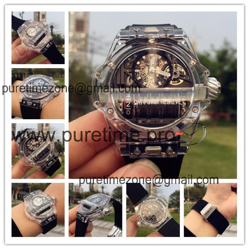 Replica Big Bang MP-11 Japan Miyota 8215 Automatic Movement Mens Watch  Skeleton Dial Rubber Strap  G41