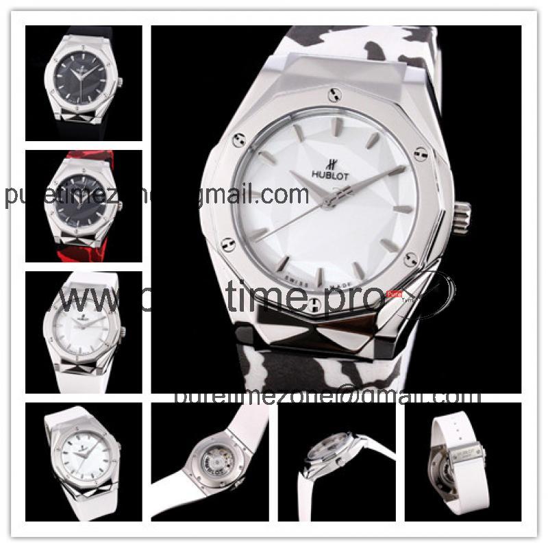 Replica Classic Fusion  Japan Miyota 8215 Automatic Movement  Mens Watch White Dial Rubber Strap C G77