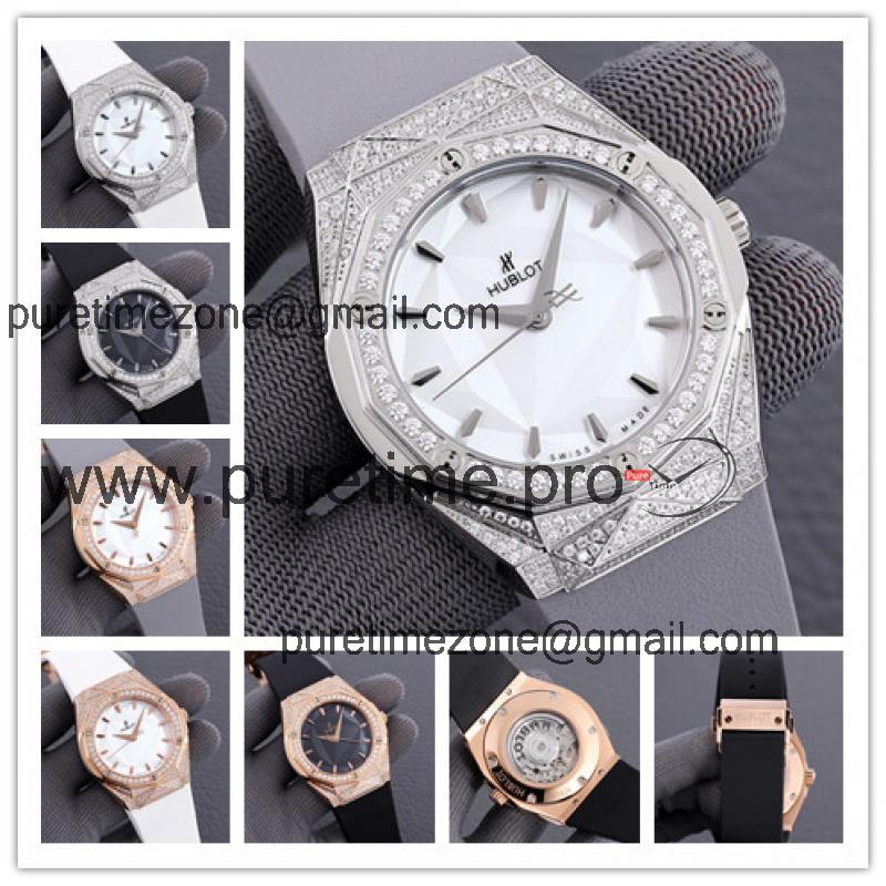 Replica Classic Fusion  Japan Miyota 8215 Automatic Movement  Mens Watch White Dial Rubber Strap G82