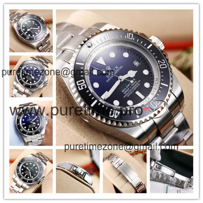 Replica Sea-Dweller Japan Miyota 8215 Automatic  Mens Watch Blue Dial Stainless steel E06