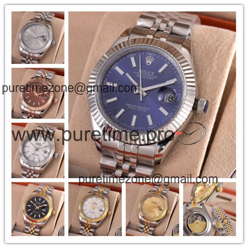 Replica Datejust  Japan Miyota 8215 Automatic Movement Mens Watch Blue Dial  Jubilee Bracelet SS  A E28