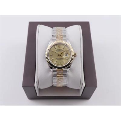 WWF Datejust 28mm A2671 Automatic Mens Watch 904L YG/SS Gold Dial on YG/SS Jubilee Bracelet Best Edition