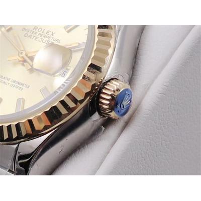 WWF Datejust 28mm A2671 Automatic Mens Watch 904L YG/SS Gold Dial on YG/SS Jubilee Bracelet Best Edition