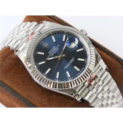 VRF DateJust 41 126334  VR3235 Automatic Mens Watch 904L Steel Blue Dial Jubilee Bracelet Best Edition