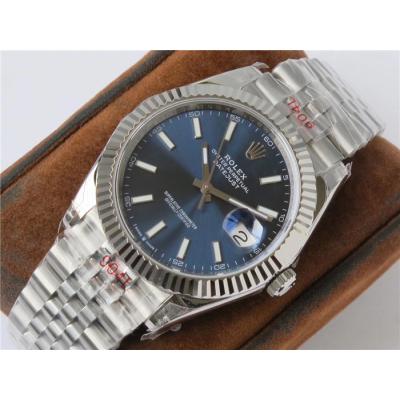 VRF DateJust 41 126334  VR3235 Automatic Mens Watch 904L Steel Blue Dial Jubilee Bracelet Best Edition