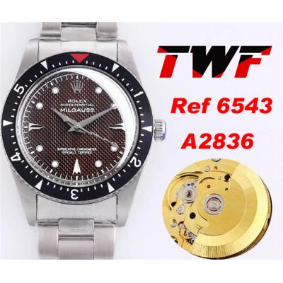 TWF Milgauss 116400GV Ref 6543 A2836 Automatic Men...