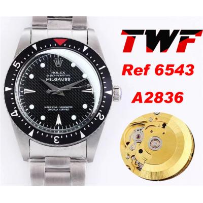 TWF Milgauss 116400GV Ref 6543 A2836 Automatic Men...