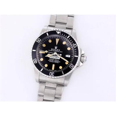 TWF Submariner Comex 5514 A2836 Automatic Mens Watch Black Dial Steel Bracelet Vintage Timepieces Version