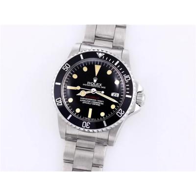 TWF Deeep Sea-Dweller 1655 A2836 Automatic Mens Watch Black Dial Steel Bracelet Vintage Timepieces Version