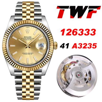 TWF Datejust 41 126334 A3235 Automatic Mens Watch ...