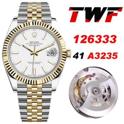 TWF Datejust 41 126334 A3235 Automatic Mens Watch ...