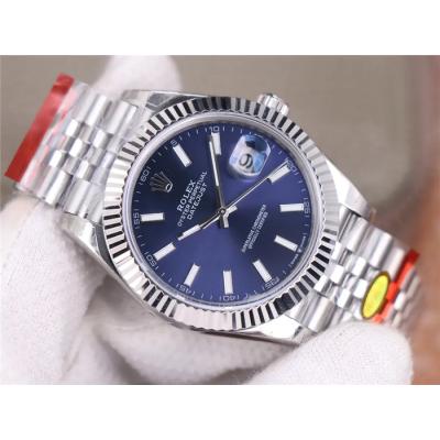 TWF Datejust 41 126334 A3235 Automatic Mens Watch Blue Dial 904L Steel Jubilee Bracelet Best Edition