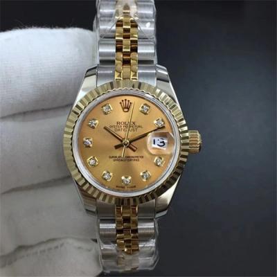 TWF Datejust 28mm A2671 Automatic Womens Watch Two Tone YG Jubilee Bracelet Best Edition