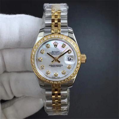 TWF Datejust 28mm A2671 Automatic Womens Watch Two Tone YG Jubilee Bracelet Best Edition