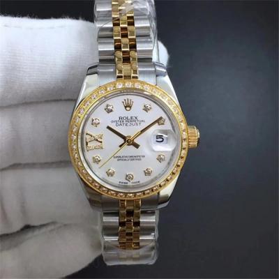 TWF Datejust 28mm A2671 Automatic Womens Watch Two Tone YG Jubilee Bracelet Best Edition