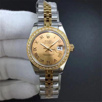 TWF Datejust 28mm A2671 Automatic Womens Watch Two Tone YG Jubilee Bracelet Best Edition