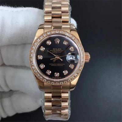 TWF Datejust 28mm A2671 Automatic Womens Watch RG YG Jubilee Bracelet Best Edition