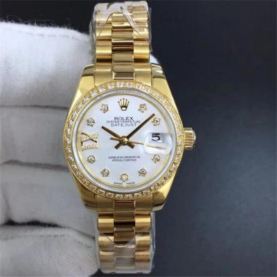 TWF Datejust 28mm A2671 Automatic Womens Watch RG YG Jubilee Bracelet Best Edition