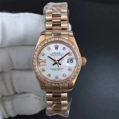 TWF Datejust 28mm A2671 Automatic Womens Watch RG YG Jubilee Bracelet Best Edition