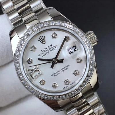 TWF Datejust 28mm A2671 Automatic Womens Watch Pink Jubilee Bracelet Best Edition