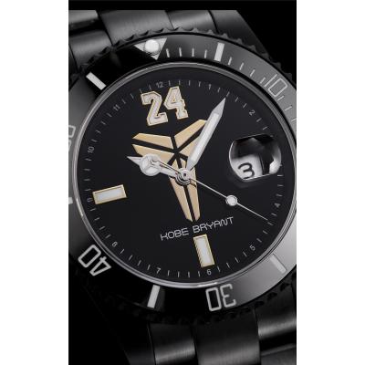 TWF Submariner Blaken Kobe Bryant A2836 Automatic Mens Watch PVD All Black SS Bracelet