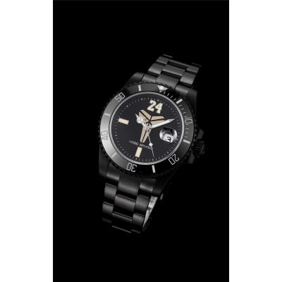 TWF Submariner Blaken Kobe Bryant A2836 Automatic Mens Watch PVD All Black SS Bracelet