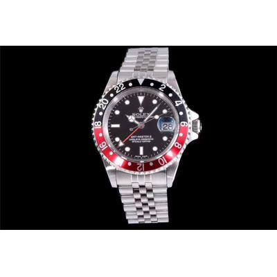 TWF GMT-Master 'FAT LADY COKE' 16760 A2836 Automatic Red Black Ceramics Bezel Mens Watch Jubilee Retro Edition