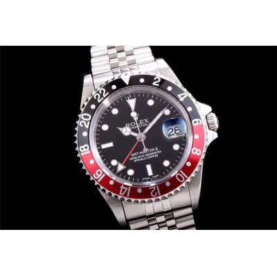 TWF GMT-Master 'FAT LADY COKE' 16760 A2836 Automatic Red Black Ceramics Bezel Mens Watch Jubilee Retro Edition