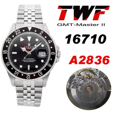 TWF GMT-Master 16710 A2836 Automatic Ceramics Beze...