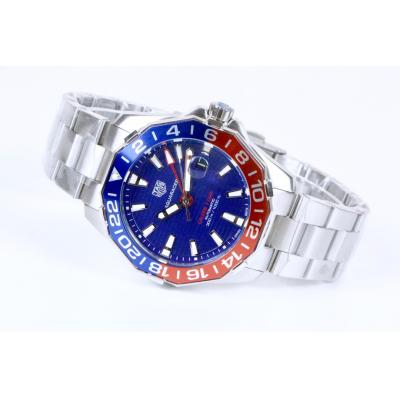 Replica Aquaracer Seagull Automatic Mens Watch Blue Dial SS Bracelet