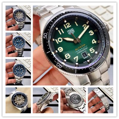 Replica Autavia Automatic Mens Watch Green Dial SS...