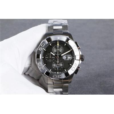 Replica Aquaracer Japan vk Quartz Mens Watch White Dial SS Bracelet