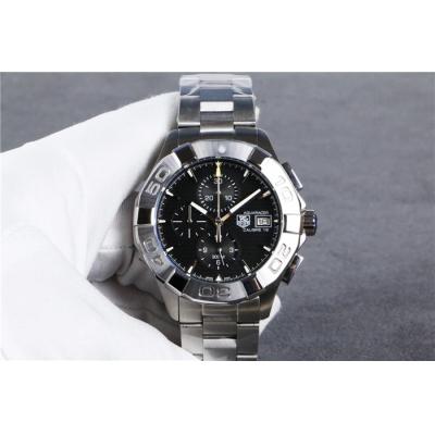 Replica Aquaracer Japan vk Quartz Mens Watch White Dial SS Bracelet