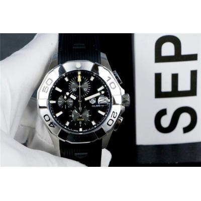 Replica Aquaracer Japan vk Quartz Mens Watch White Dial Rubber Strap